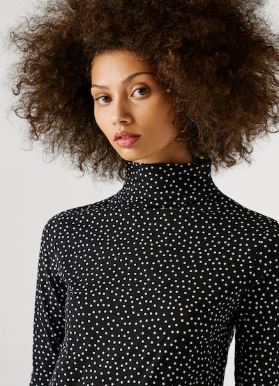 Pepe Jeans Camiseta en XS en negro / blanco, Vista del producto