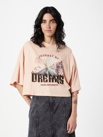 T-shirt 'LUNA' ONLY en rose : devant