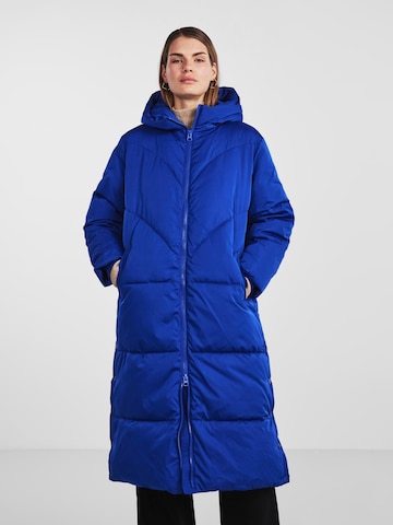 Y.A.S Winter Coat 'IRIMA' in Blue: front