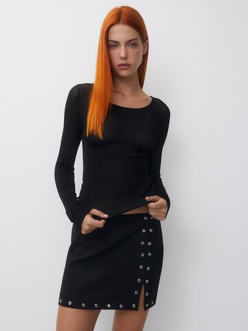 Pull&Bear Rok in Zwart