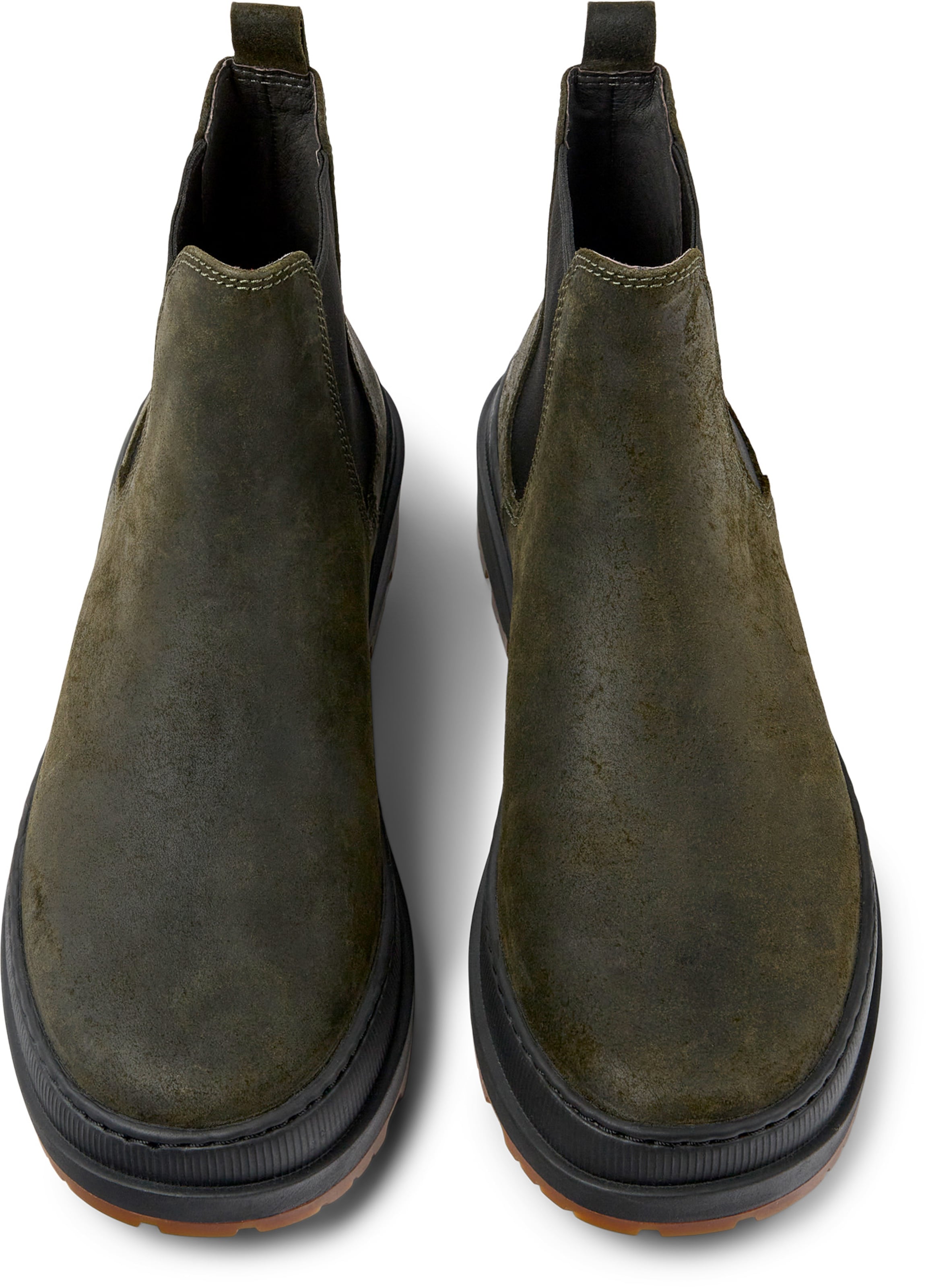 CAMPER Kozaki 'Brutus Trek' w kolorze zielony