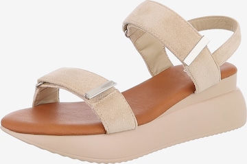 Ital-Design Sandale in Beige: Vorderseite