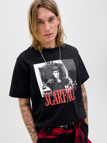 JACK & JONES Shirt 'JJScarface' in Black