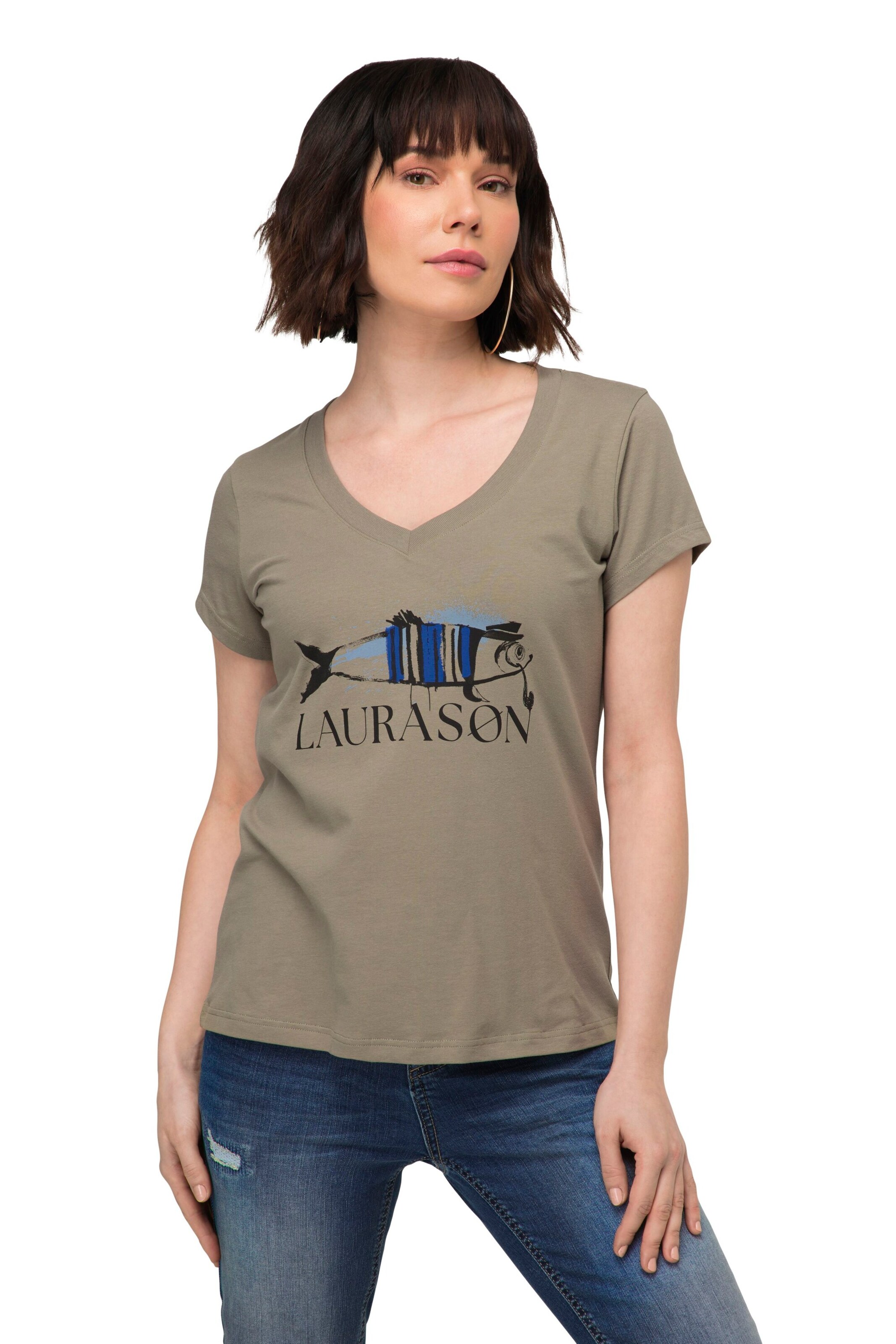 LAURASØN Shirt in Beige: front