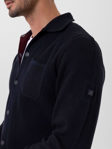 Jacey Quinn Knit cardigan 'Erick' in Blue