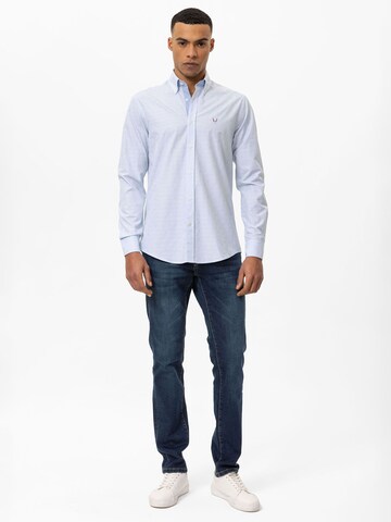 By Diess Collection Slim fit Zakelijk overhemd in Blauw
