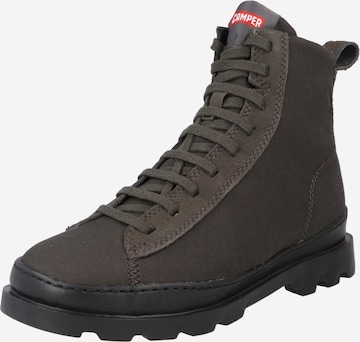 CAMPER Lace-up bootie in Grey: front