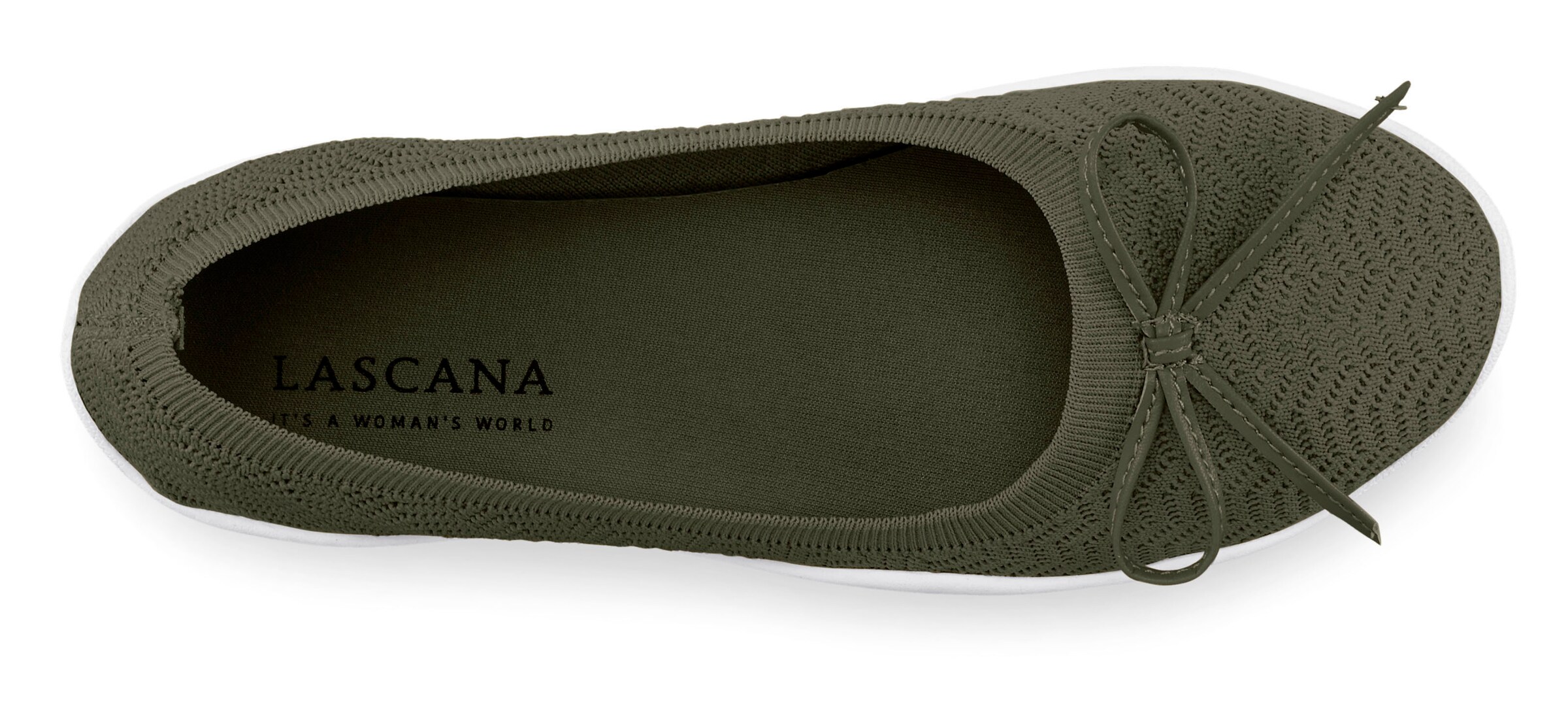 LASCANA Ballerina i grön