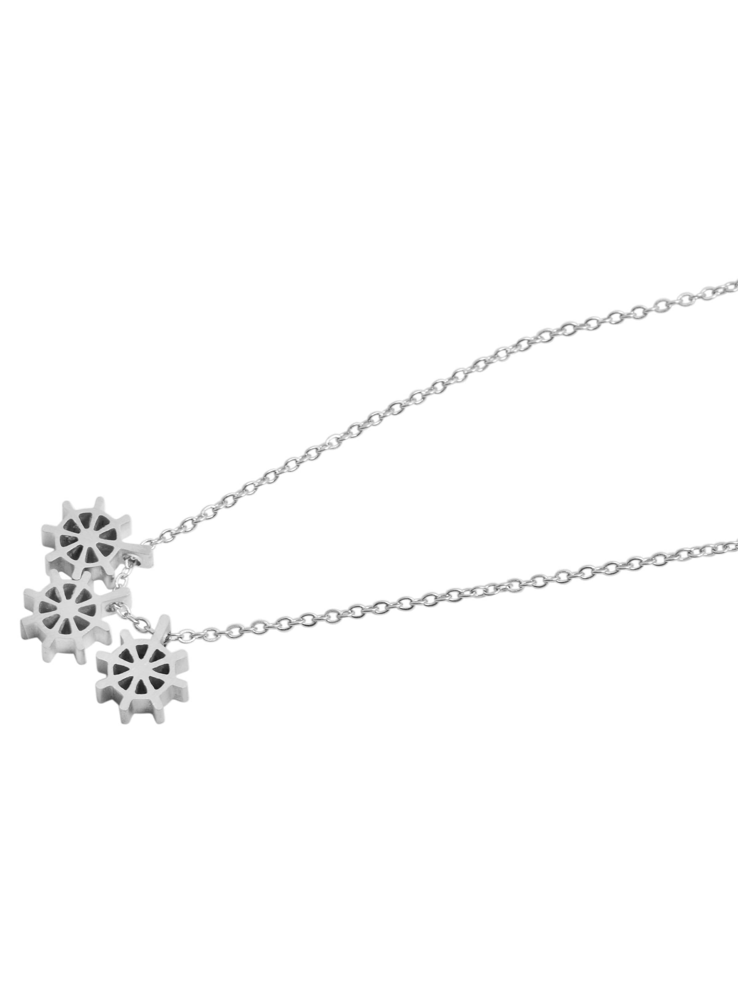 Akzent Jewelry Set 'Edelstahl silber' in Silver