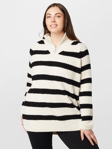 ONLY Carmakoma Pullover 'Leis Freya' in Beige: predná strana