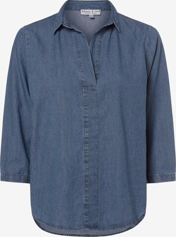 Marie Lund Blouse ' ' in Blue: front