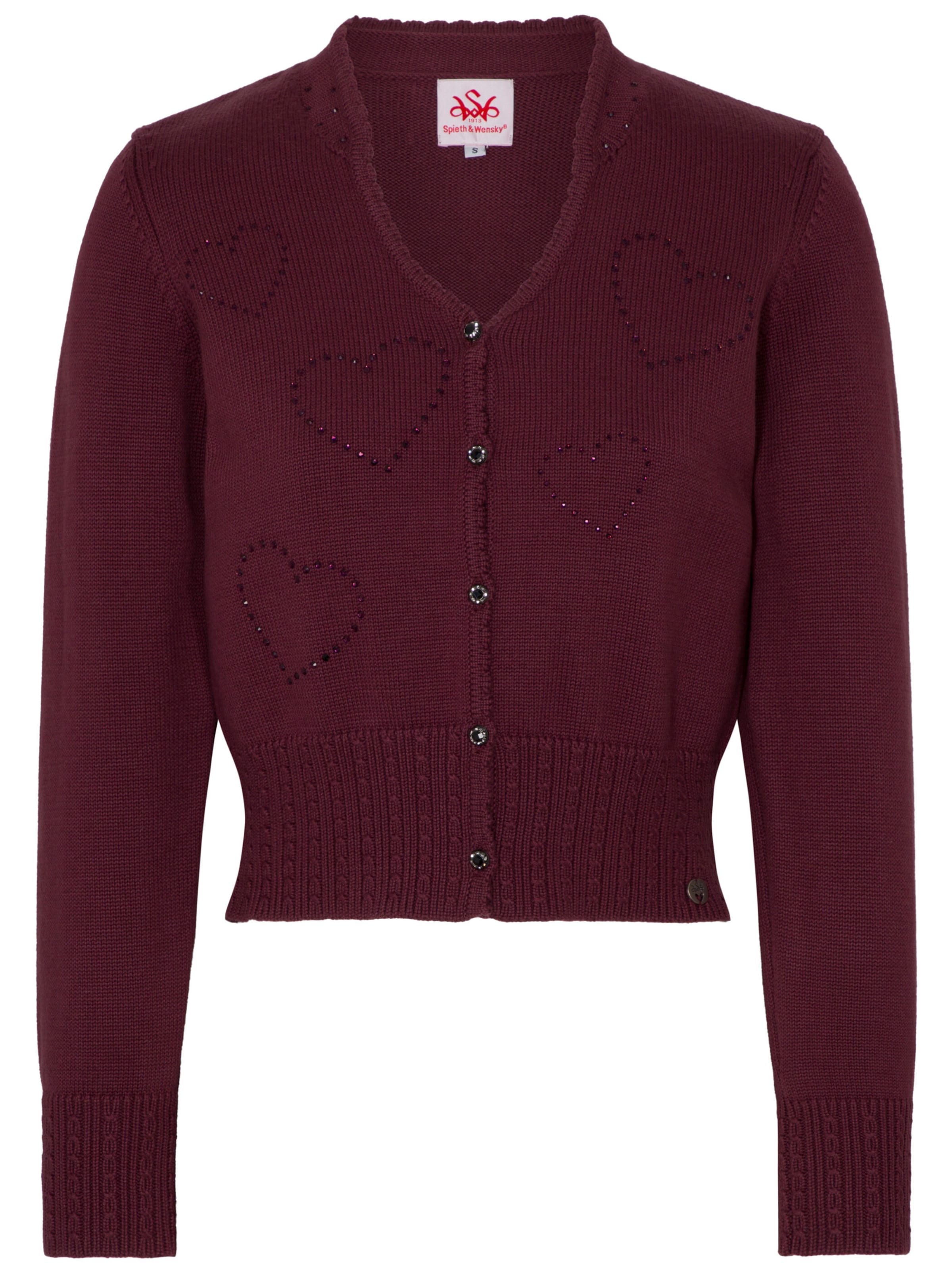 Cardigan 'Gosina' SPIETH & WENSKY en rouge : devant