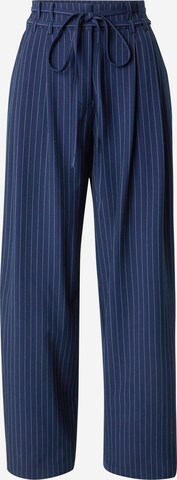 VILA Wide leg Pleat-front trousers 'DENNY' in Blue: front