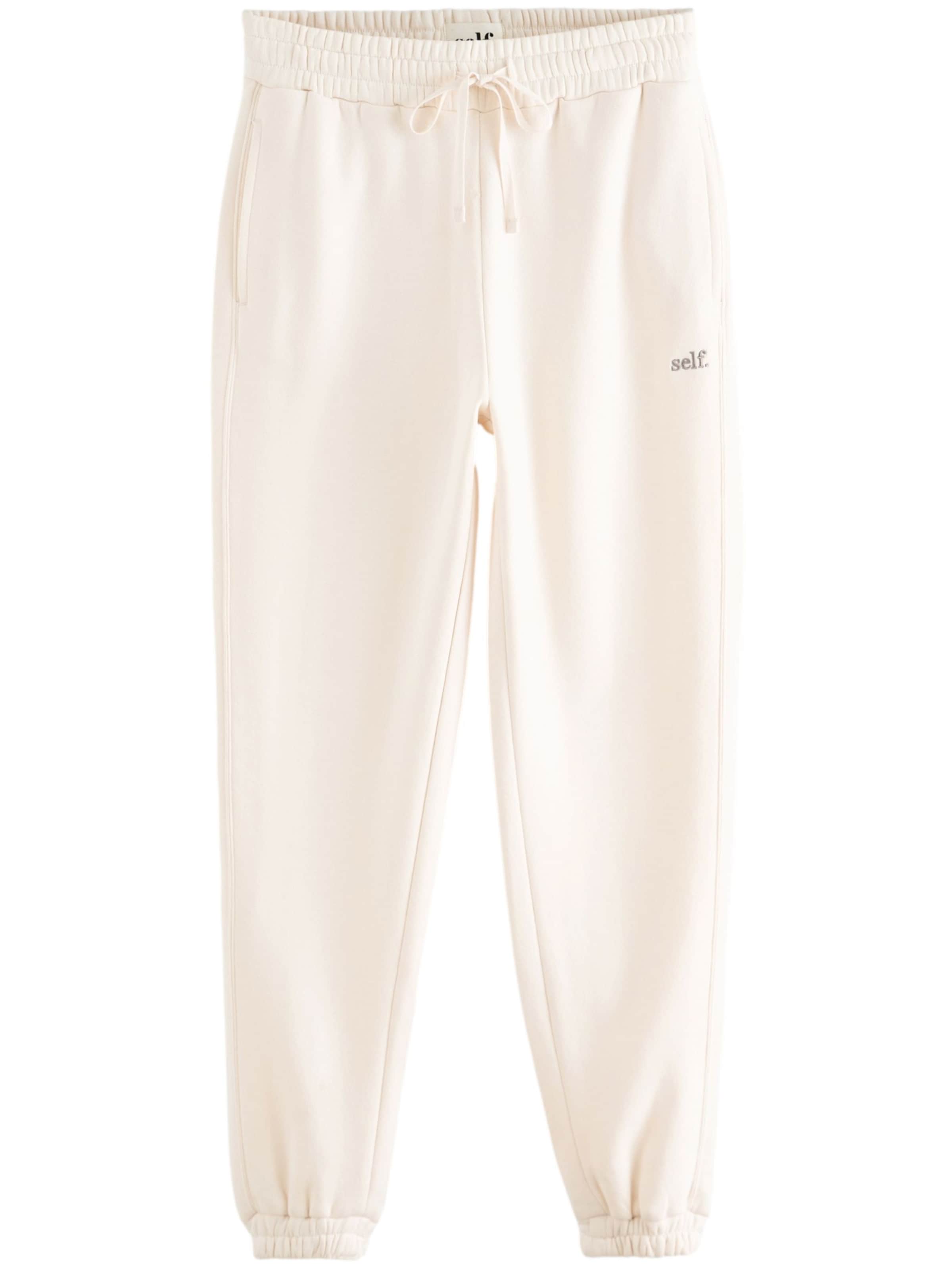 Effilé Pantalon Next en beige : devant