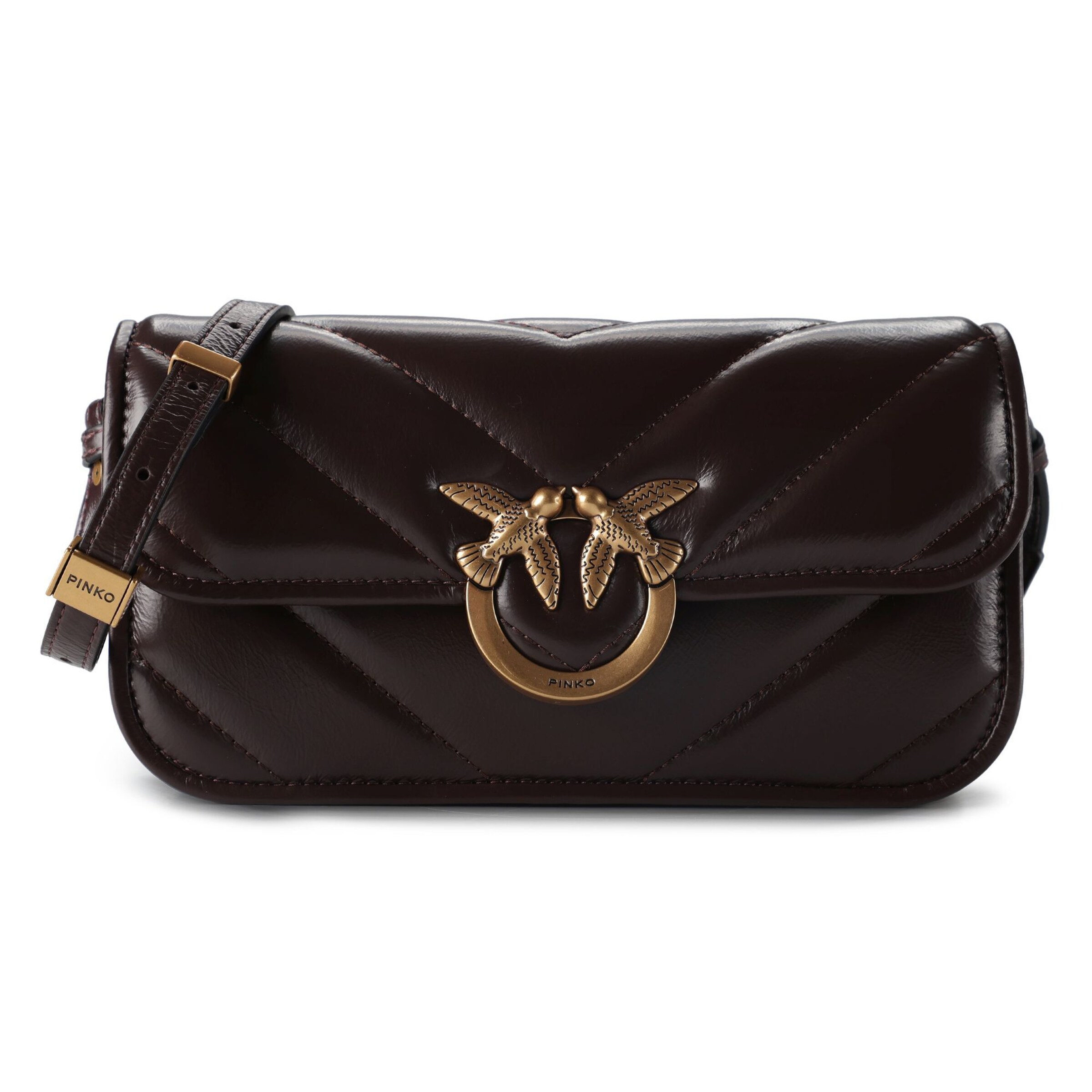 Borsa a tracolla 'Love Bo ' di PINKO in rosso: frontale