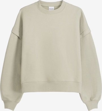 Bershka Sweatshirt in Beige: predná strana