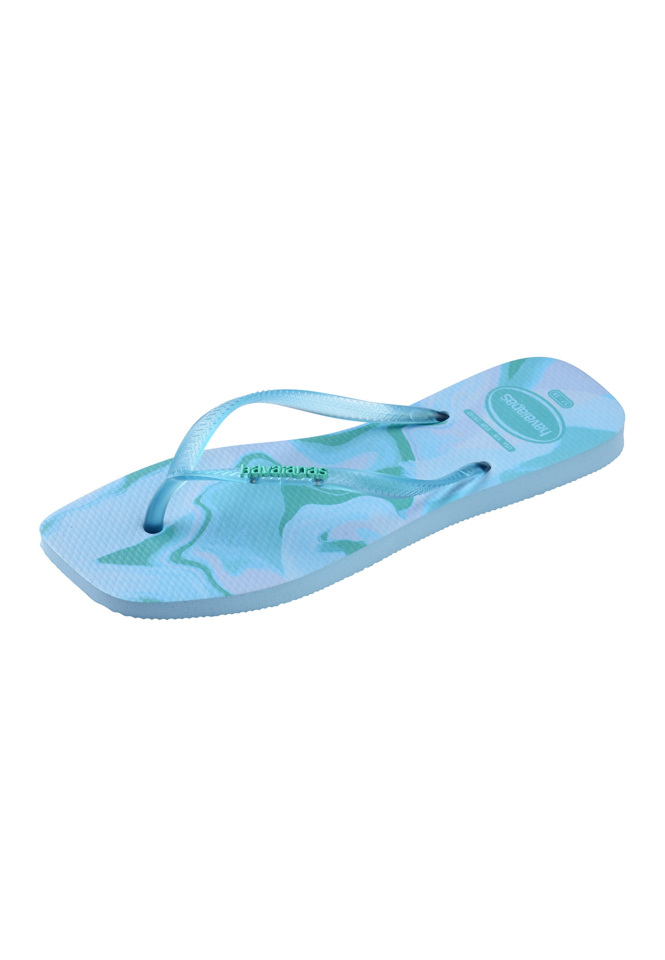 HAVAIANAS Žabky 'Square Jelly' – modrá: přední strana