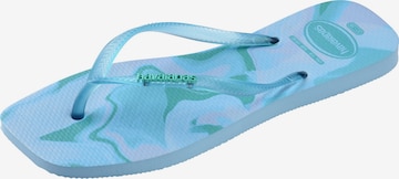 Tongs 'Square Jelly' HAVAIANAS en bleu : devant