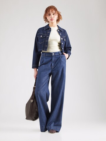 7 for all mankind Wide leg Τζιν πλισέ 'Halona' σε μπλε