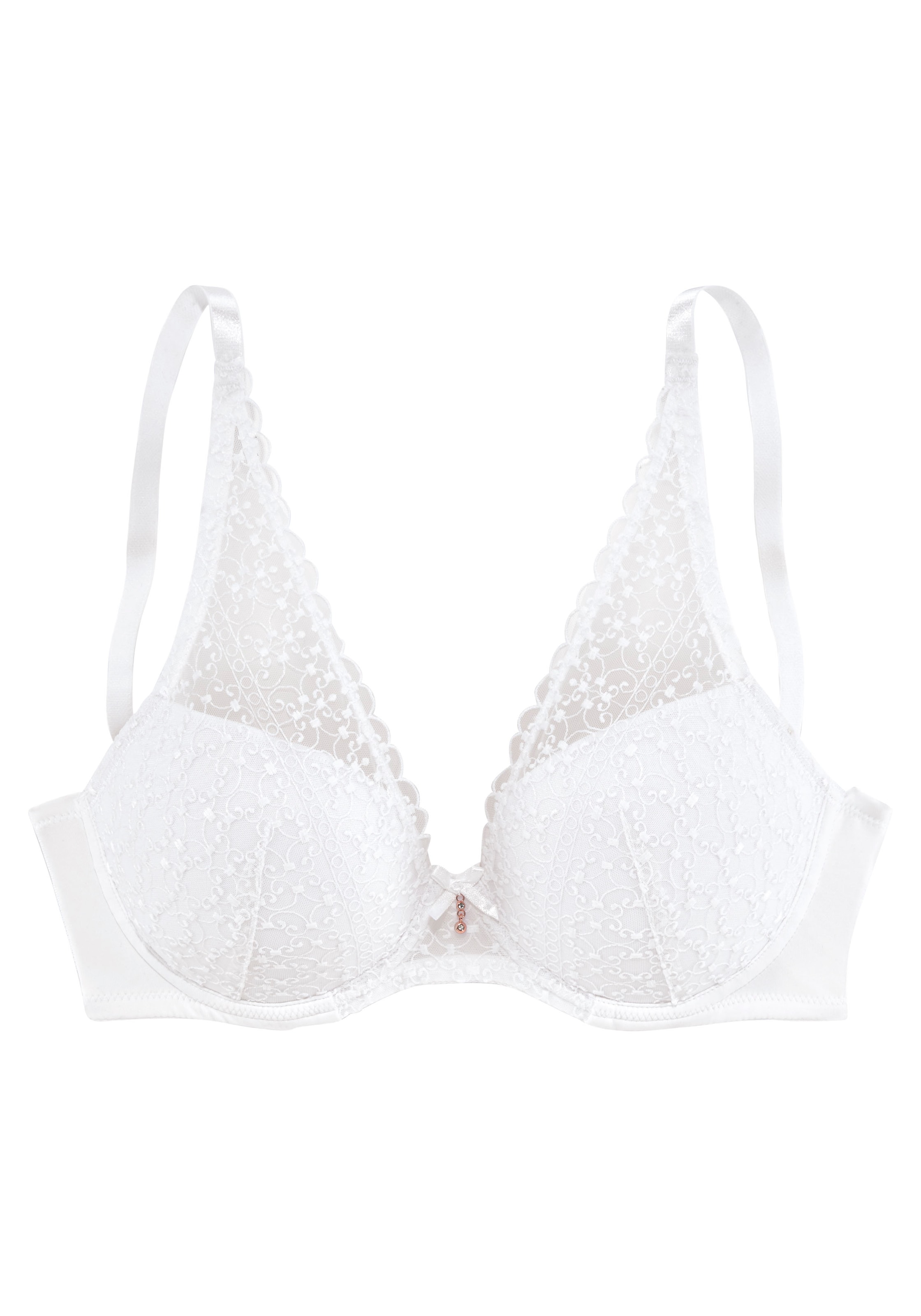 Triangolo Reggiseno di NUANCE in bianco: frontale