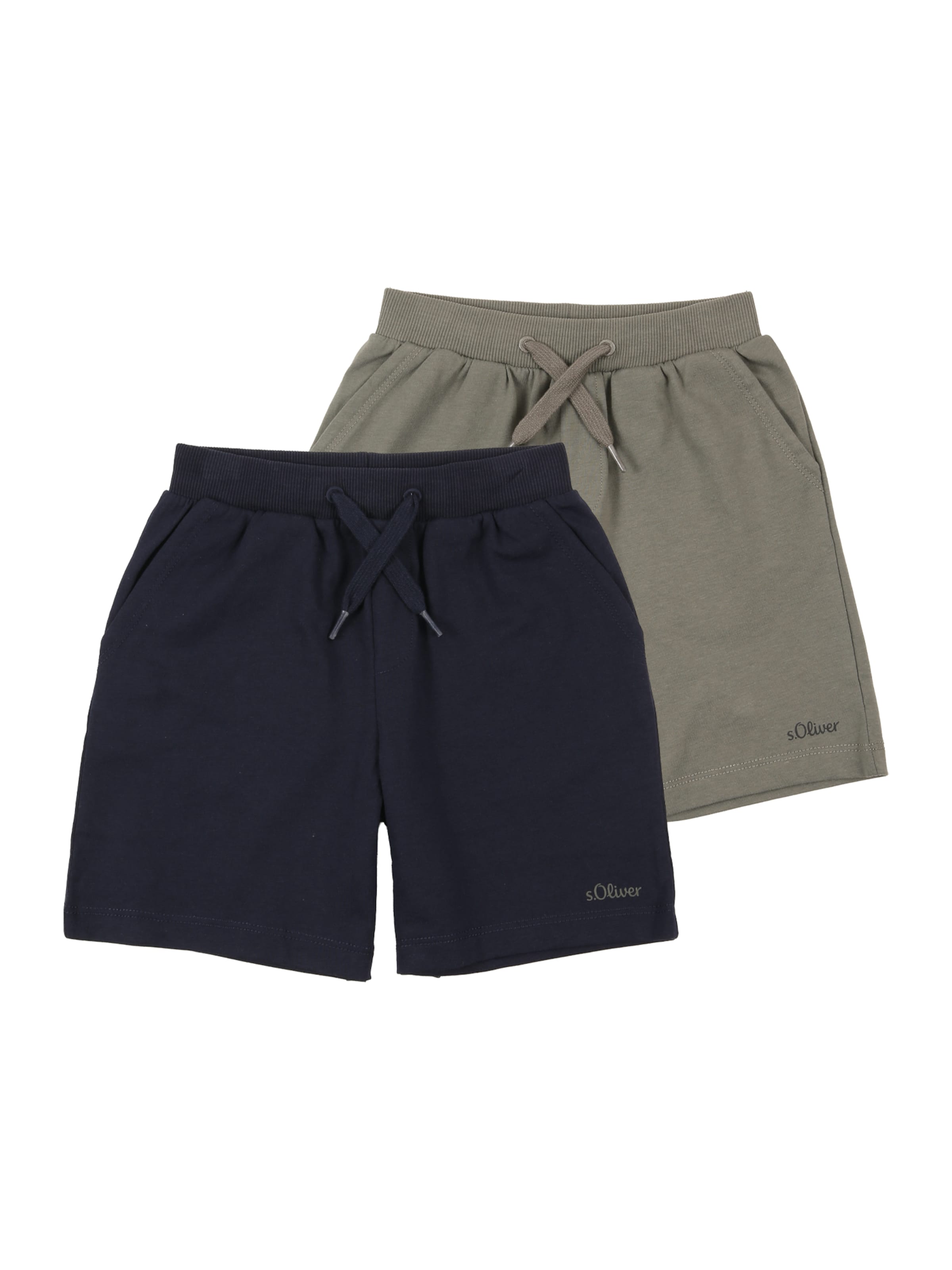 Largi Pantaloni de la s.Oliver pe albastru: față