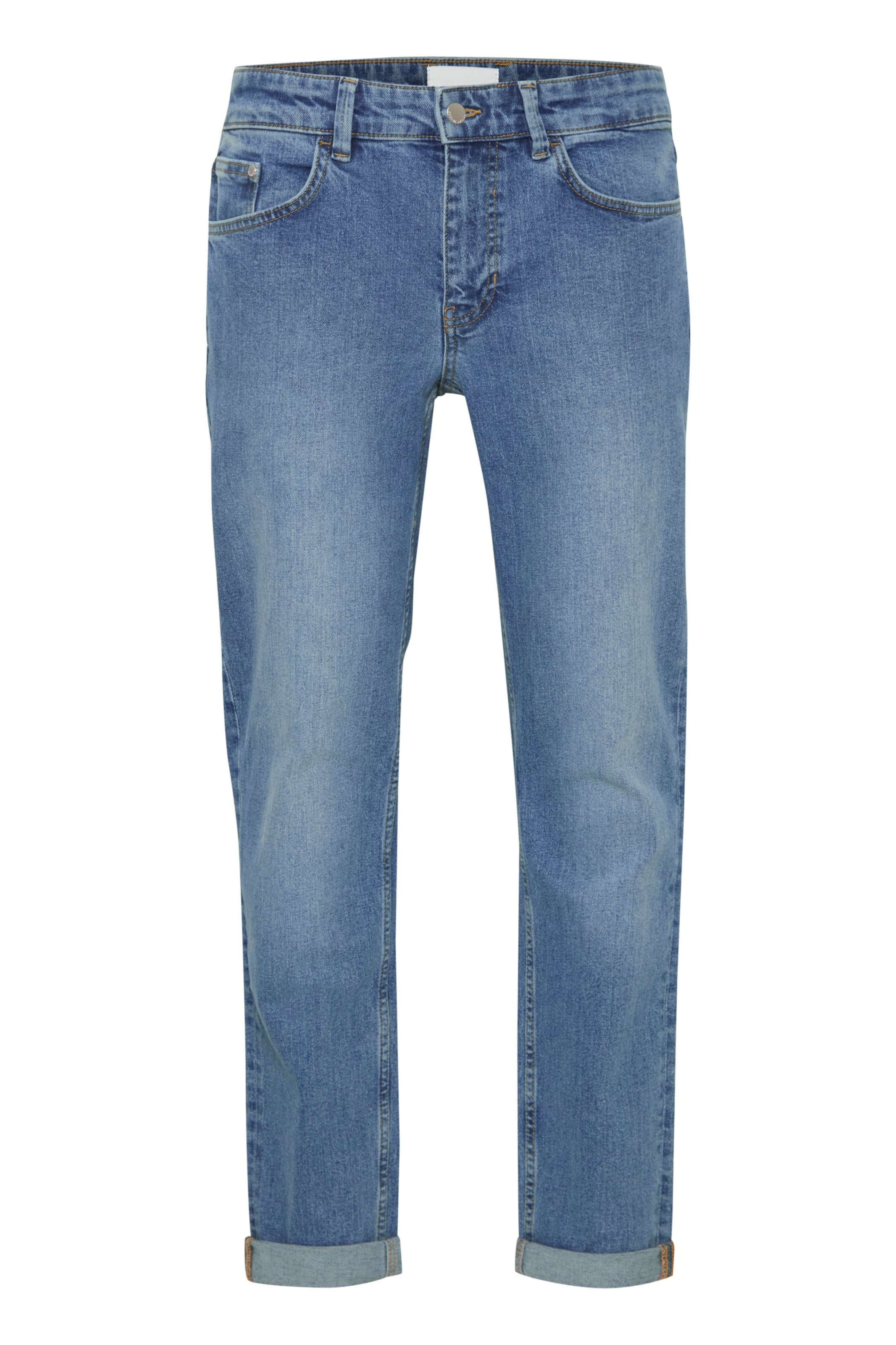 Casual Friday Tapered Jeans 'Karup' in Blauw: voorkant