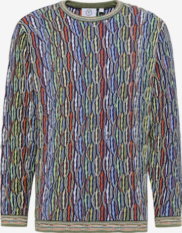 Carlo Colucci Sweater 'De Romedis' in Blue: front