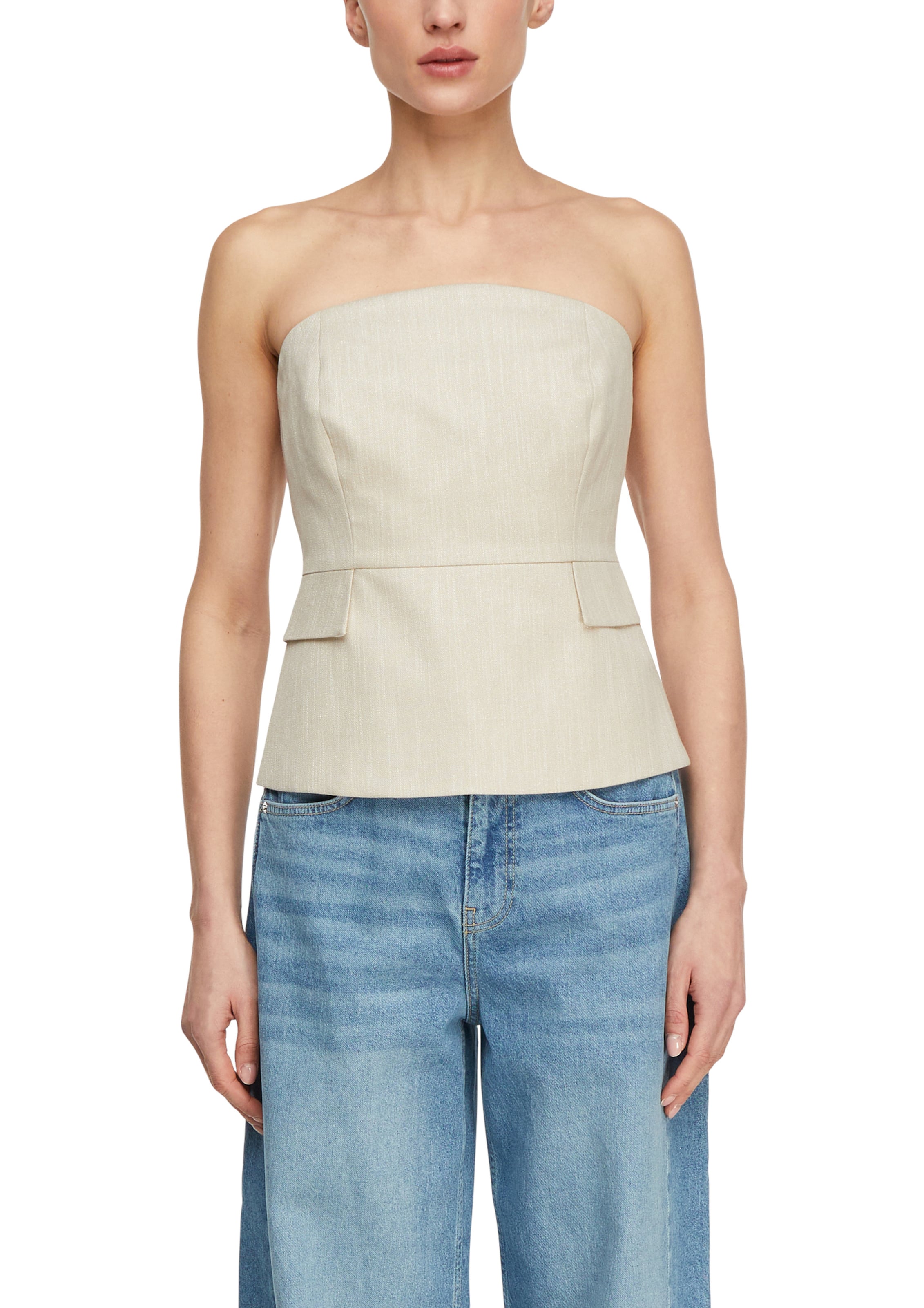 Chemisier COMMA en beige