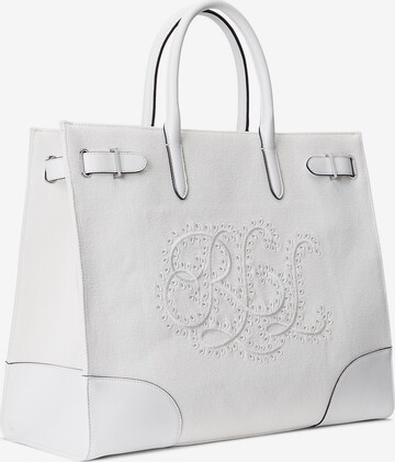 Lauren Ralph Lauren Nákupní taška 'Devyn' – bílá: přední strana