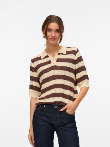 VERO MODA Trui 'VMRandi' in Beige: voorkant