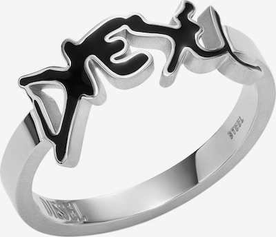 DIESEL Ring in Black / Silver, Item view