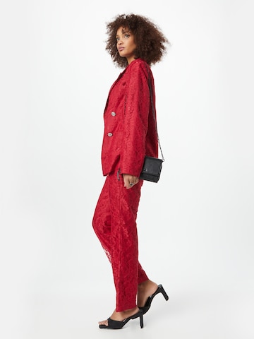 Regular Pantalon Wallis en rouge