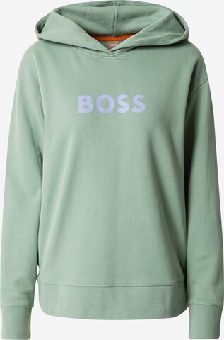 BOSS Sweatshirt 'Edelight' in Groen: voorkant