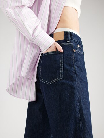 WEEKDAY Wide Leg Jeans 'Rail' i blå