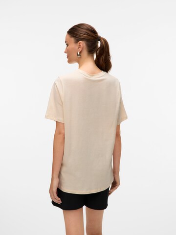 T-shirt 'VALERIE CATY' VERO MODA en beige