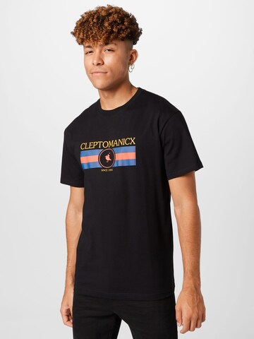 Cleptomanicx Shirt in Black: front
