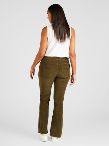 Regular Pantalon ONLY Curve en vert
