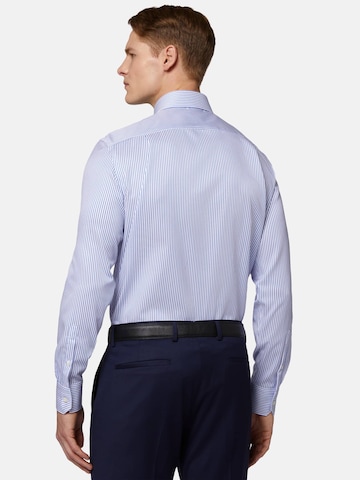 Slim fit Camicia business di Boggi Milano in blu