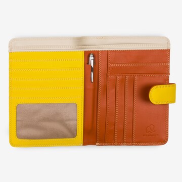 mywalit Large Wallet Geldbörse Leder 14 cm in Gelb