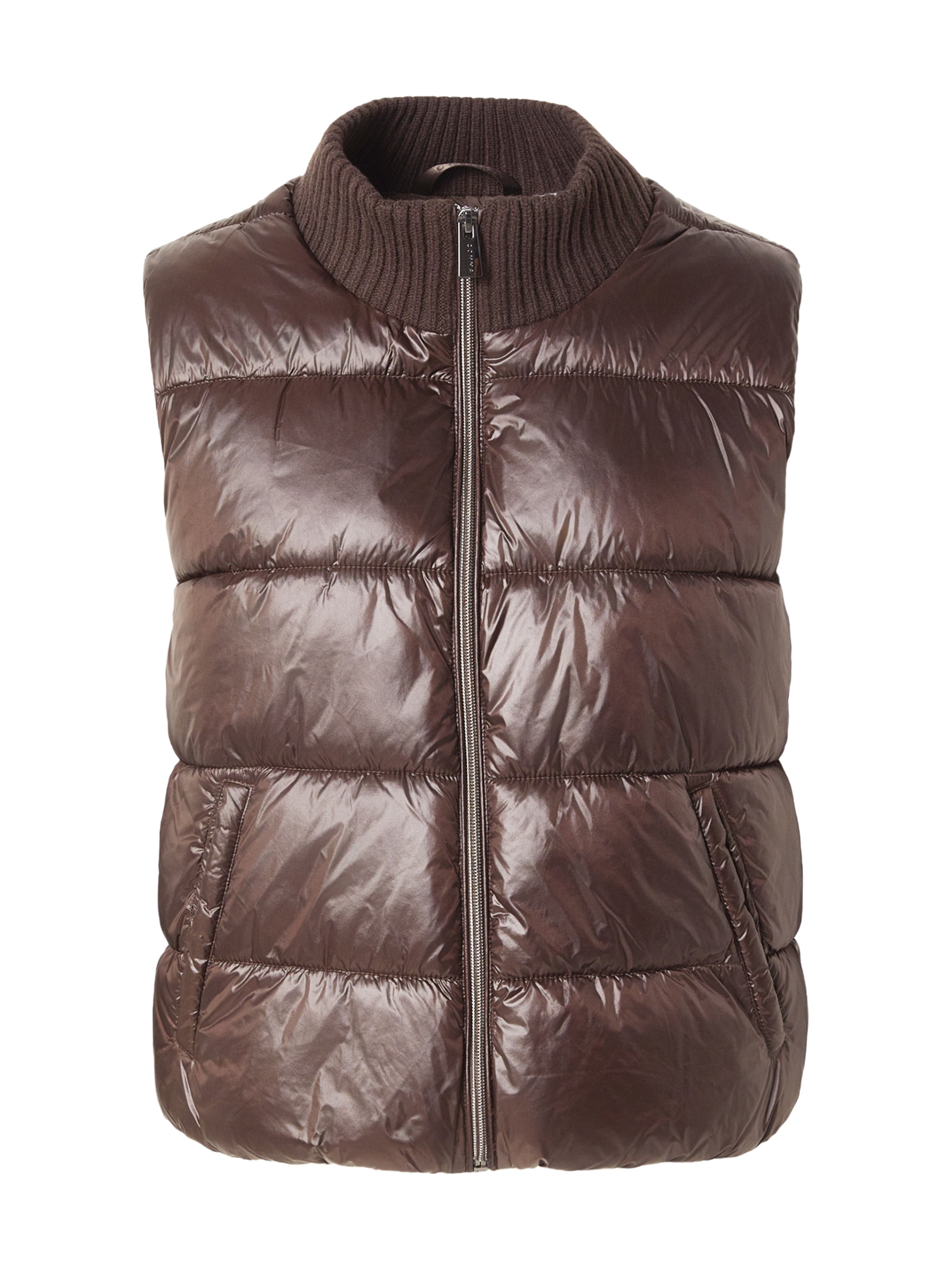 Gilet di COMMA in marrone: frontale
