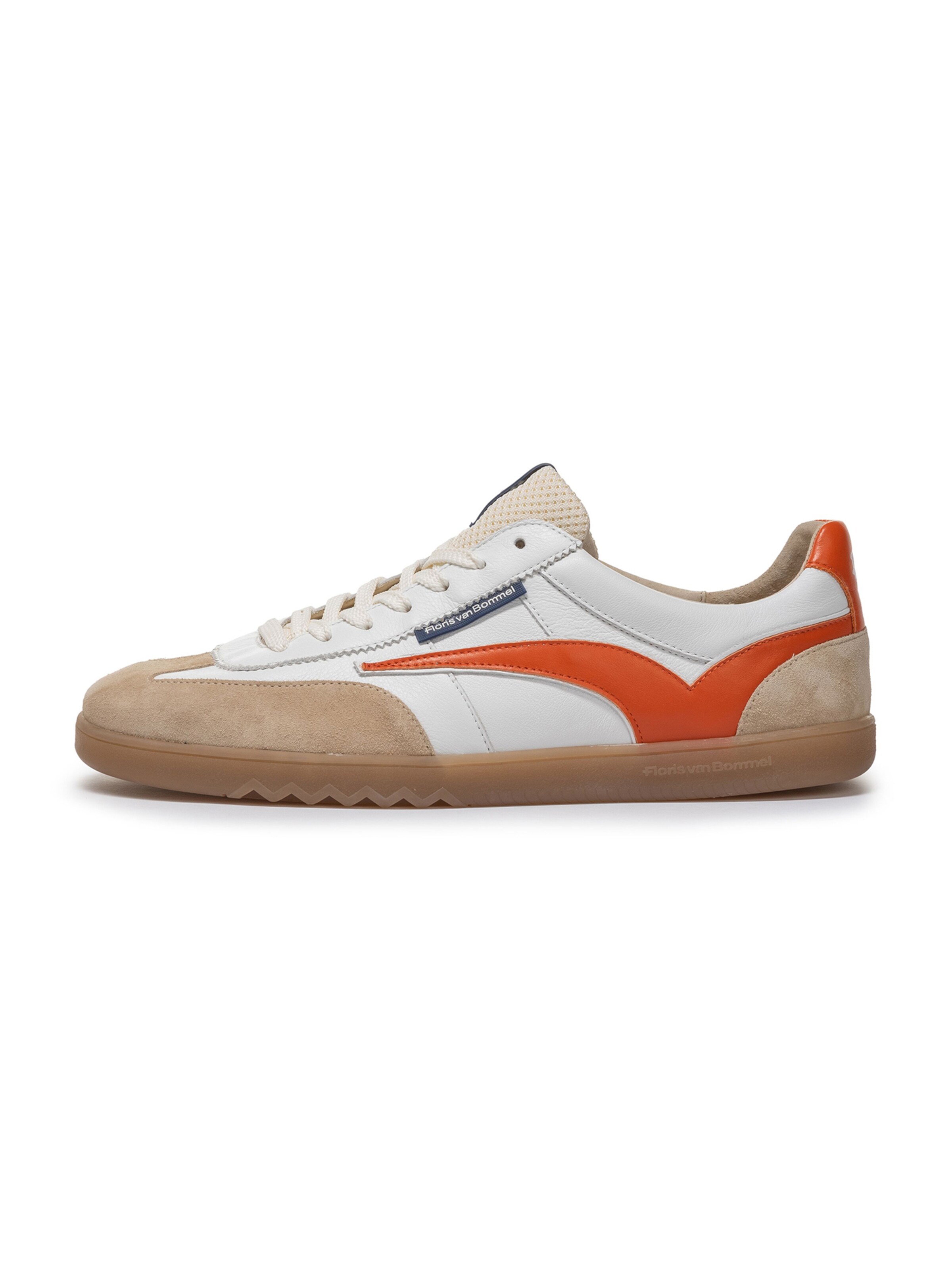 Sneaker bassa 'De Zaler 01' di Floris van Bommel in arancione: frontale