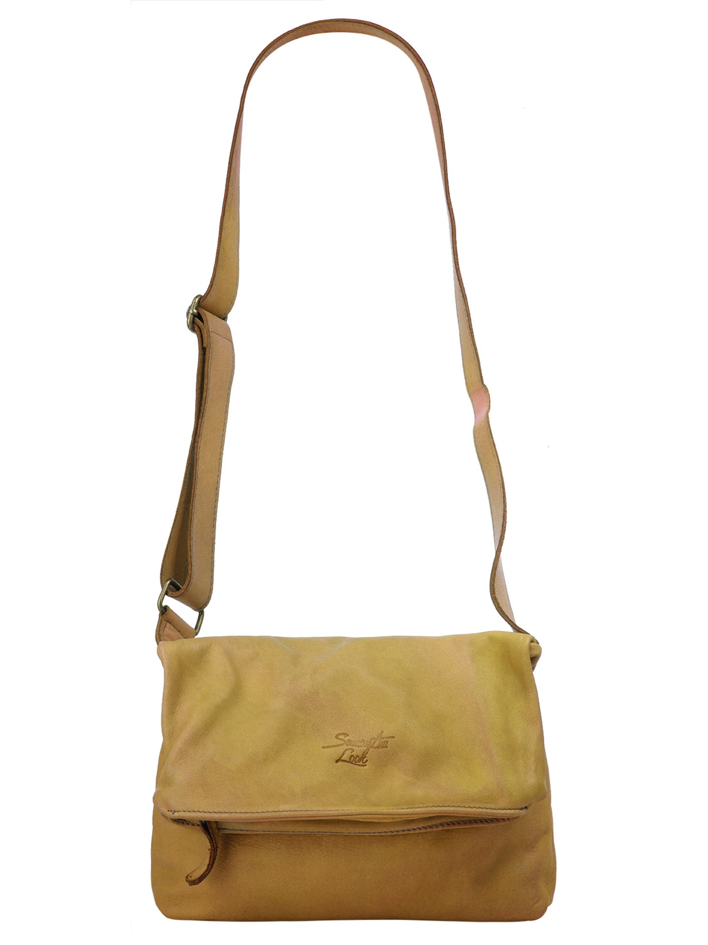 Samantha Look Crossbody Bag in Yellow