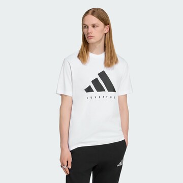 T-Shirt fonctionnel 'Juventus Turin DNA' ADIDAS PERFORMANCE en blanc : devant