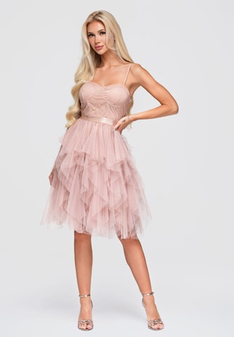 Ombre Cocktailjurk ' LA-OM-DLR398' in Roze