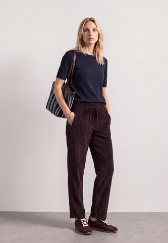 STREET ONE Loose fit Pants in Red: front