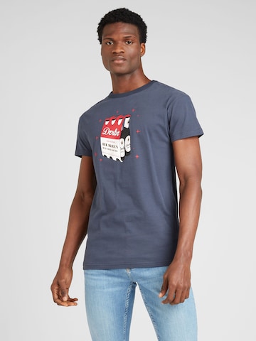 Derbe - Camiseta 'Herrenhandtasche' en azul: frente