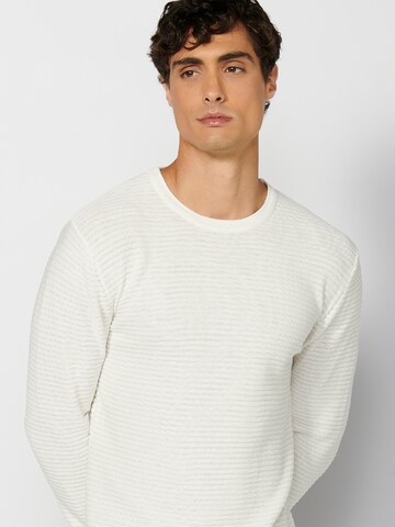 KOROSHI Pullover in Weiß