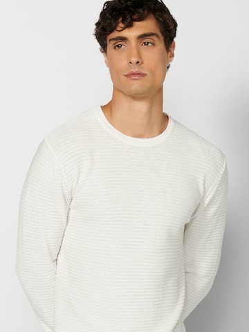 KOROSHI Pullover i hvid