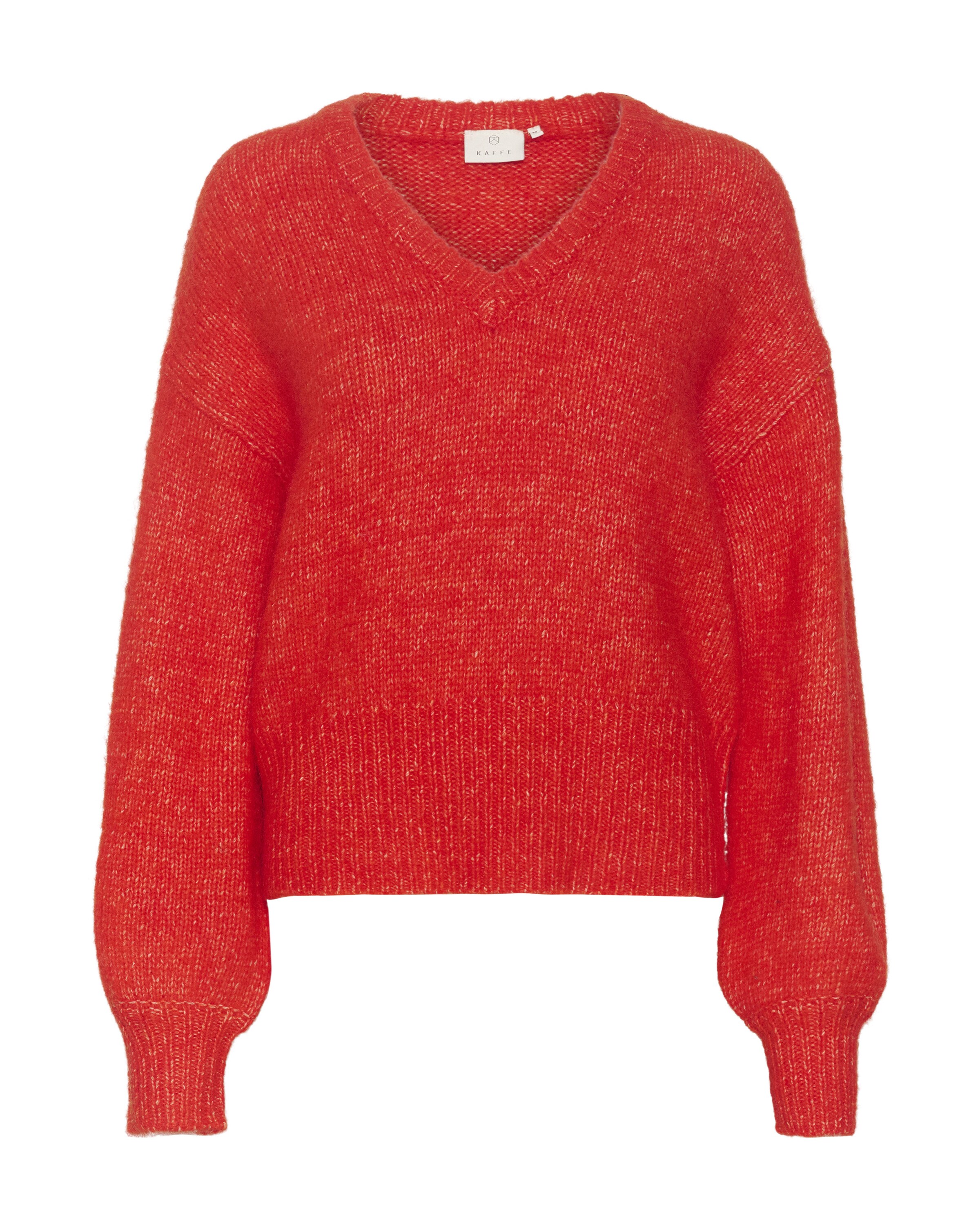 Kaffe Πουλόβερ 'Trina' σε κόκκινο: μπροστά