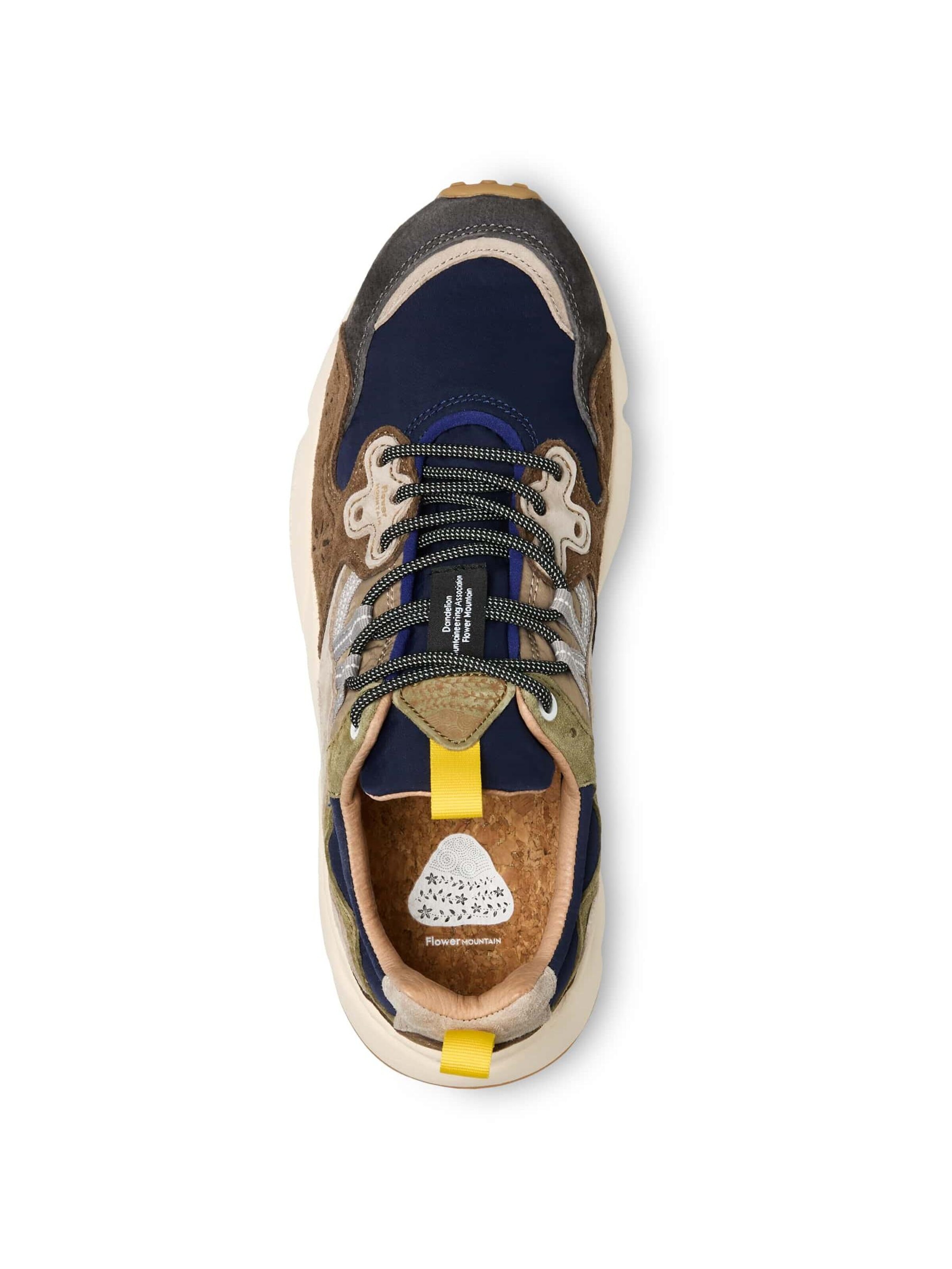Baskets basses 'YAMANO 3 MAN' Flower Mountain en gris